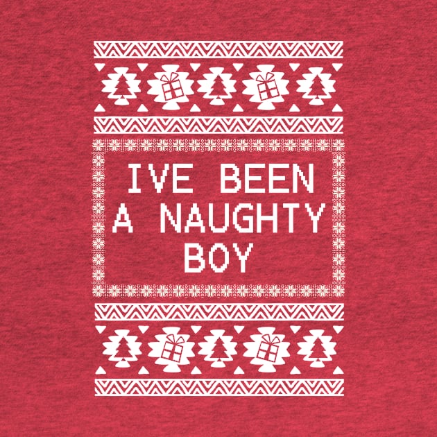 Best ugly christmas sweater Xmas gifts for men naughty boy by AwesomePrintableArt